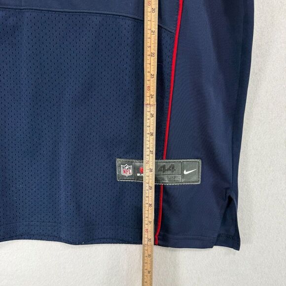 Vtg New England Patriots Tom Brady Jersey 44 Blue Nike Football On Field - Picture 8 of 11